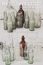 To Clean Vintage Glass Jars Bottles