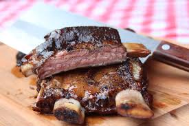 beef ribs with rosemary and wine sauce