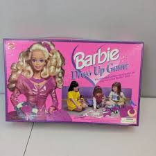 Vtg 1995 Barbie Dress Up Board Game For