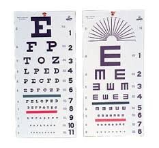 Alimed 73373 Snellen Eye Test Chart
