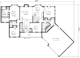 Ranch House Plan With 2 Bedrooms Plan