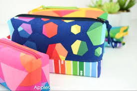 boxed zipper pouch pattern free