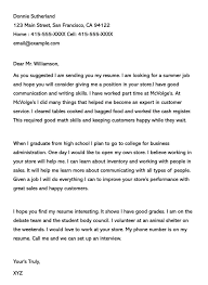 It's generally sent with your resume in case you need help in framing professional letter of application, there are readymade sample letters online, designed specifically for these letters. Summer Job Cover Letter Example Writing Tips