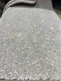 sparkle carpet light grey glitter