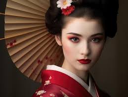 portrait of beauty anese geisha