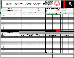 floor hockey score sheet resource library