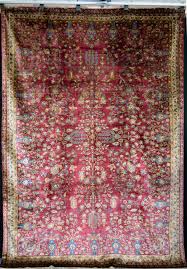 antique kashan circa 1900 silk persian