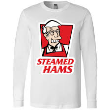 Steamed Hams Kfc Simpson Mens Long Sleeve