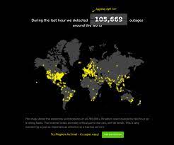But what if you could see the whole picture? Pingdom Live Map Of Internet Downtime Browser Data