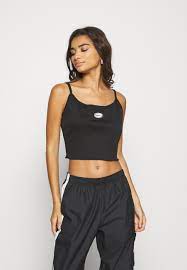 Price and other details may vary based on product size and color. Nike Sportswear Tank Crop Top Black Schwarz Zalando De
