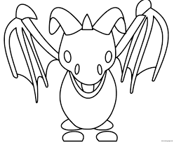 Opens in a new window; Roblox Adopt Me Frost Dragon Fly Coloring Pages Printable