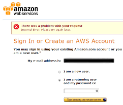 amazon login error there was a problem