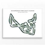 Whispering Firs, Washington - Printed Golf Courses - Golf Course ...