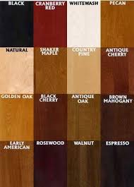 Wood Stain Wood Stain Colors
