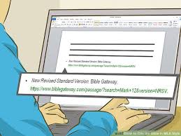3 Ways To Cite The Bible In Mla Style Wikihow