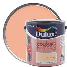 Декоративная краска для стен и потолков Dulux Colours Kingdom цвет  персиковый мусс 2.5 л по цене 998 ₽шт. купить в Москве в интернет-магазине  Леруа Мерлен