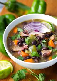 hatch green chile black bean soup