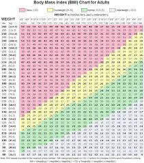 bmi chart for women by age details