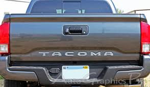 2015 2020 Toyota Tacoma Tailgate Letters Rear Bed Lettering Trd Sport Pro Accent Trim Decal 3m Vinyl Graphics Stripe Kit