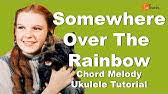 For the strumming, i just do: Ukulele Tab Somewhere Over The Rainbow Youtube
