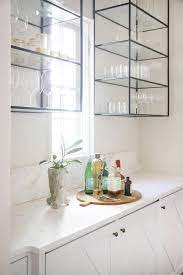Glass Shelves Kitchen