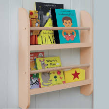 Wall Mounted Mini Bookshelf Natural