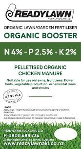 organic booster lawn fertiliser