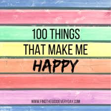 We asked everyone to share their 'happy photo' to their instagram story and nominate a friend to do the same, with the aim of sharing those feelings of joy far and wide. 100 Things That Make Me Happy Find The Good Everyday