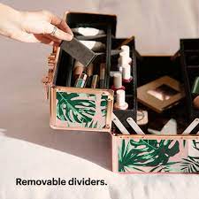 tropical beauty case makeup storage w