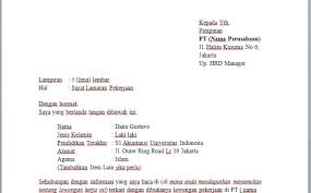 Contoh cv curriculum vitae (resume) untuk lamaran kerja atau profesional, menggunakan bahasa indonesia dengan desain yang menarik. Download Contoh Surat Lamaran Kerja Resume Serbabisnis