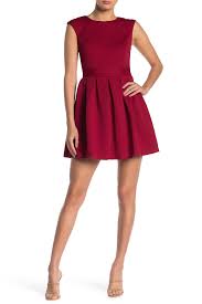 Cap Sleeve Textured Mini Dress