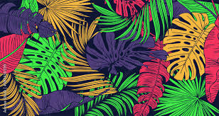 vine tropic pattern design cool