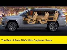 row suvs with captain s seats