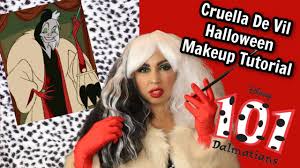 cruella de vil halloween makeup