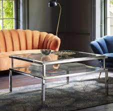 Rno Silver And Glass Coffee Table