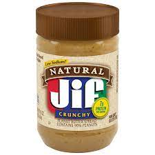 natural crunchy peanut er jif