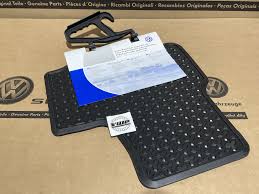 vw up rubber mats foot rear new genuine