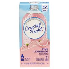 Crystal Light On The Go Pink Lemonade Drink Mix 10 0 13 Oz Box Powdered Drink Mixes Meijer Grocery Pharmacy Home More