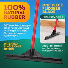 floor rubber squeegee black 18 46 cm