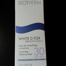 new biotherm white d tox bright cell