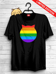 Fuzzballs Gay Pride Rainbow Shirt