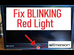fix emerson tv blinking red wont turn
