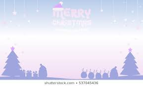 Merry Christmas Happy New Year Template Stock Vector Royalty Free