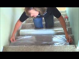 plastic carpet stair protector