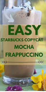 copycat starbucks mocha frappuccino