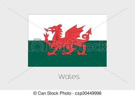 Cymru (escutar (ajuda · info))) é um país constituinte do reino unido. La Ilustracion De La Bandera Con Nombre Del Pais De Gales Una Ilustracion De La Bandera Con Nombre Del Pais De Gales Canstock