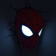 Marvel Spiderman 3d Led Wall Light