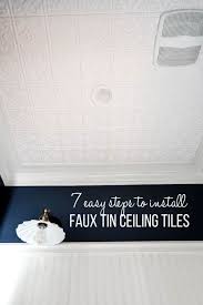 faux tin ceiling tiles