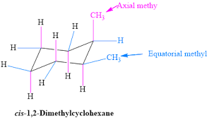 draw cis 1 2 dimethylcyclohexane