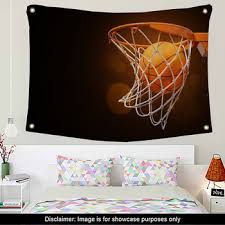 Basketball Wall Decor In Canvas Murals